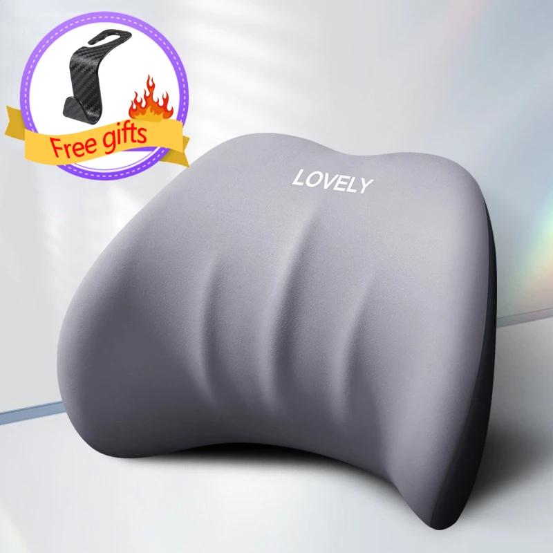 Car Neck Headrest Pillow Auto Car Seat Pillow Memory Foam Breathable Head Support Neck Rest Protector Car Seat Lumbar Support