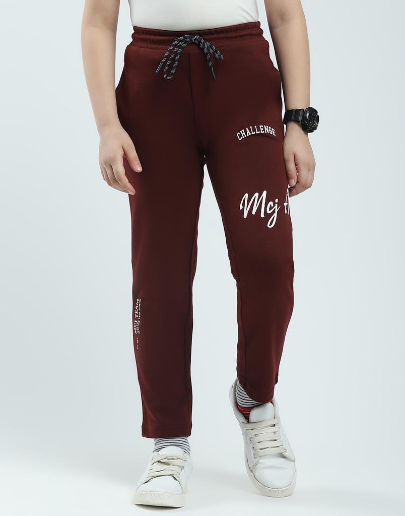 MONTE CARLO Boy's Regular Fit Solid Track Pants