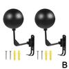 1/2pcs Motorcycle Helmet Rack Wall Mount With Hooks Metal Bicycle Helmet Display Hanger Stand For Coats Caps Rugby Helmet N6V2