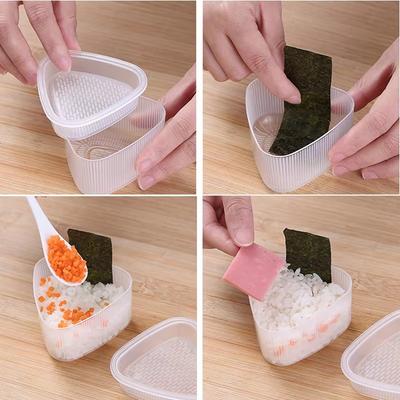 1/2 Stück Dreieckige Sushi-Form Onigiri Reisball Bento Sushiform DIY Werkzeuge Nützliche Küchenaccessoires