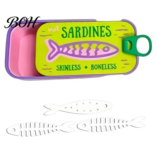 Reise Schmuckbehälter Sardinenbox mit Fischgräten-Trennwänden, Kompaktes Mini Neuheit Aufbewahrungsetui, Ringe Ohrringe Halsketten für Frauen Kleines Accessoire