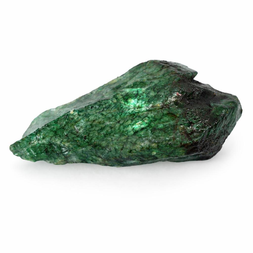 Natural Green Emerald Loose Gemstone 245.50 Ct Rough for Lapidary and Gem Collections