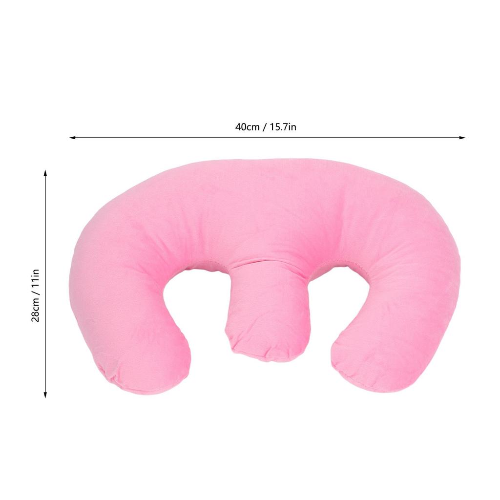Women Chest Pillow Wrinkles Prevention Soft Massage Table Chest Cushion Pad with Removable Cover For Spa Salon
