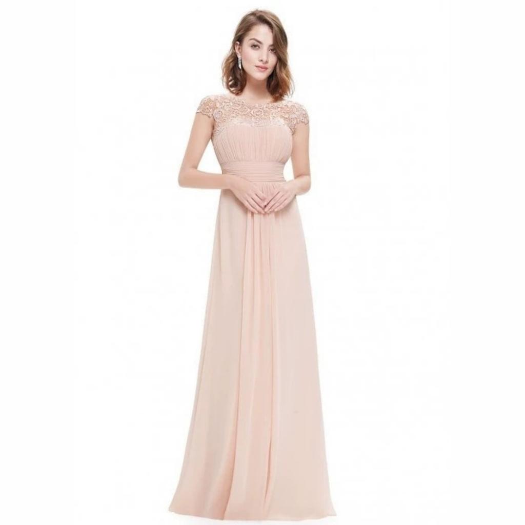 Summer New European Style Women's Lace Dress Bridesmaid Evening Party Gown Crossborder