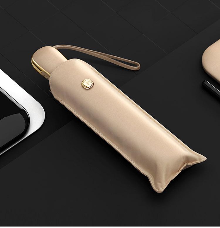 

Ouli Cat Three-Fold Automatic Lightweight Sunshade and Rain Umbrella with UV Protection.