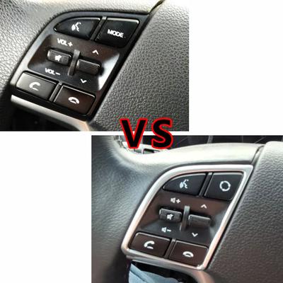 Per Hyundai New Tucson 2015 2016 2017 2018 2019 2020 Rivestimento Decorativo Pulsanti Volante Adesivi Accessori Interni