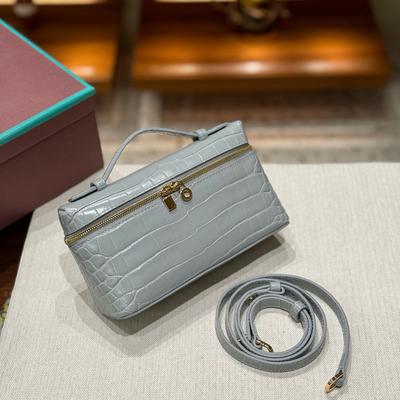 Geantă nouă din piele pentru femei LP19 model crocodil piele de vacă geantă cutie de zi cu zi de umăr crossbody portabilă geantă mică geantă mini