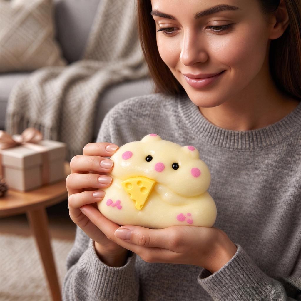 Realistic Hamster Toy Stress Sensory Toy for Adults Kids