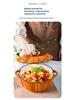 Little Happiness Multi-Function Cast Iron Pumpkin Enamel Pot - Stew, Soup, Universal Induction Cooker