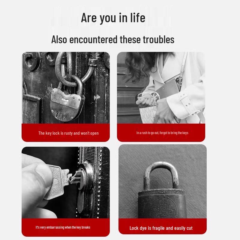 Waterproof Rustproof Anti-theft Padlock for Suitcases, Lockers, Schoolbags, Bike Frames, Helmets, and Gym.