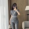 Trollman Women's Short Sleeve Professional Suit Set