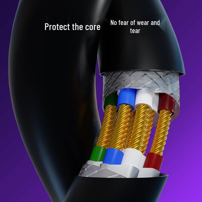 Jingchen Cat7 Double-Shielded Ethernet Cable