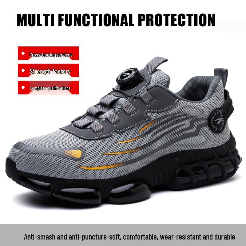 Men's Steel Toe Work Shoes: Anti-Smash, Anti-Puncture, Comfortable, Long-Lasting Wear