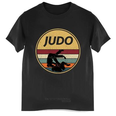 Summer Mens Tshirt Judo Jujitsu Tshirt Pattern Rock Hip Hop Street Style Judo Pattern Short Sleeve Cloth for Sport Camisetas