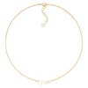 Lucky Series Letter Design Metal Necklace Unisex Necklace Gold N3476WOMCYD03S