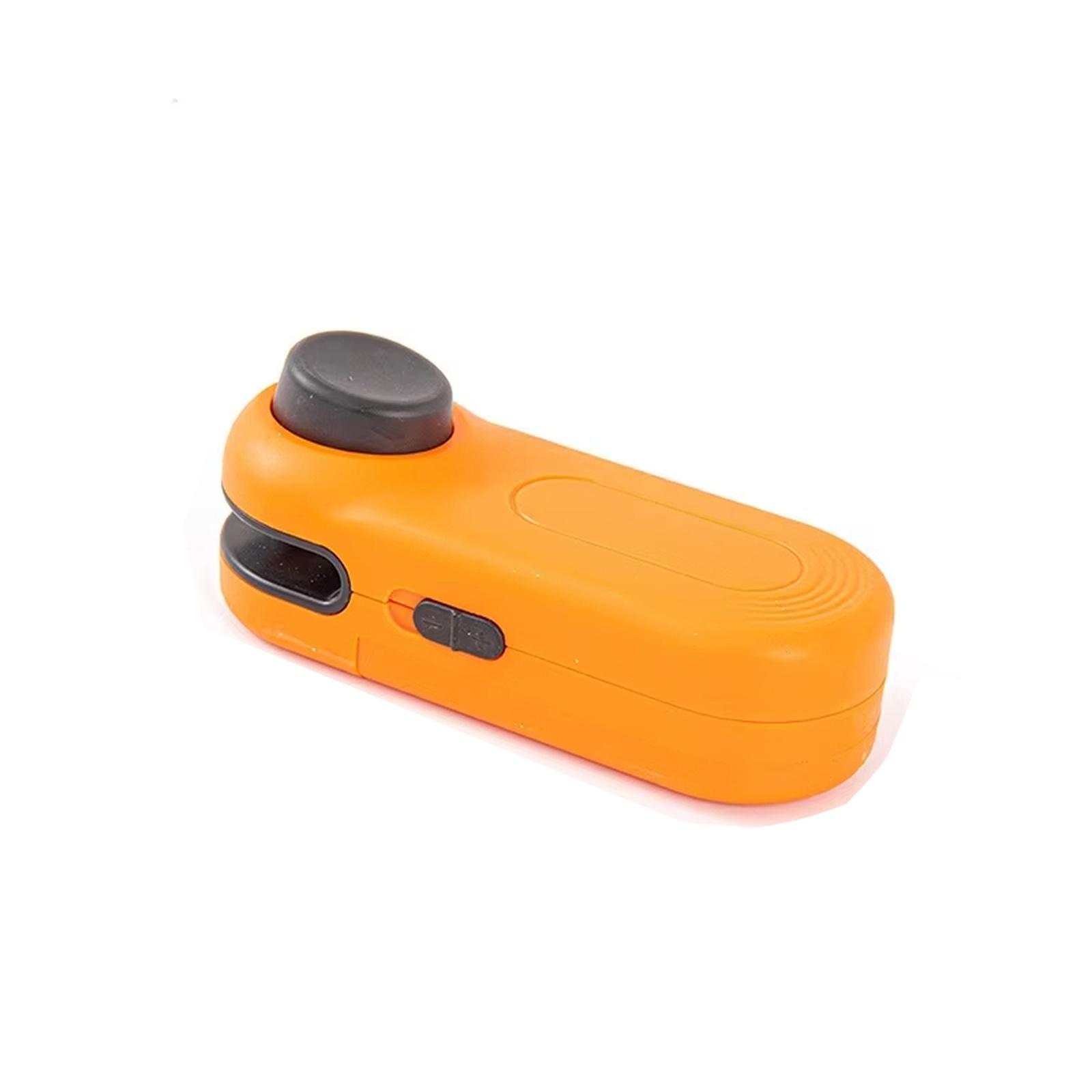 Portable Food Sealer Household Plastic Bag Vacuum Sealer Snack Package Heat Sealing Machine оранжевый