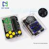 Voice Version 7 Pixel Game Console Electronic DIY kits Muyu Handheld 51 Single-chip Computer DIY Welding Practice Parts USB