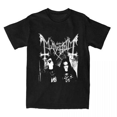Trička s heavy metalovou hudbou Cool Vintage Denní volnočasové Všestranné Neformální Pánské Dámské Harajuku Krátký rukáv Bavlna Neformální Unisex Topy