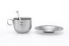 Pure Titanium Coffee Cup Set Ti3601 Genuine Light Rustproof Gift Stylish Simple Titanium Cup Cup Coffee Mug Camping [Keith]
