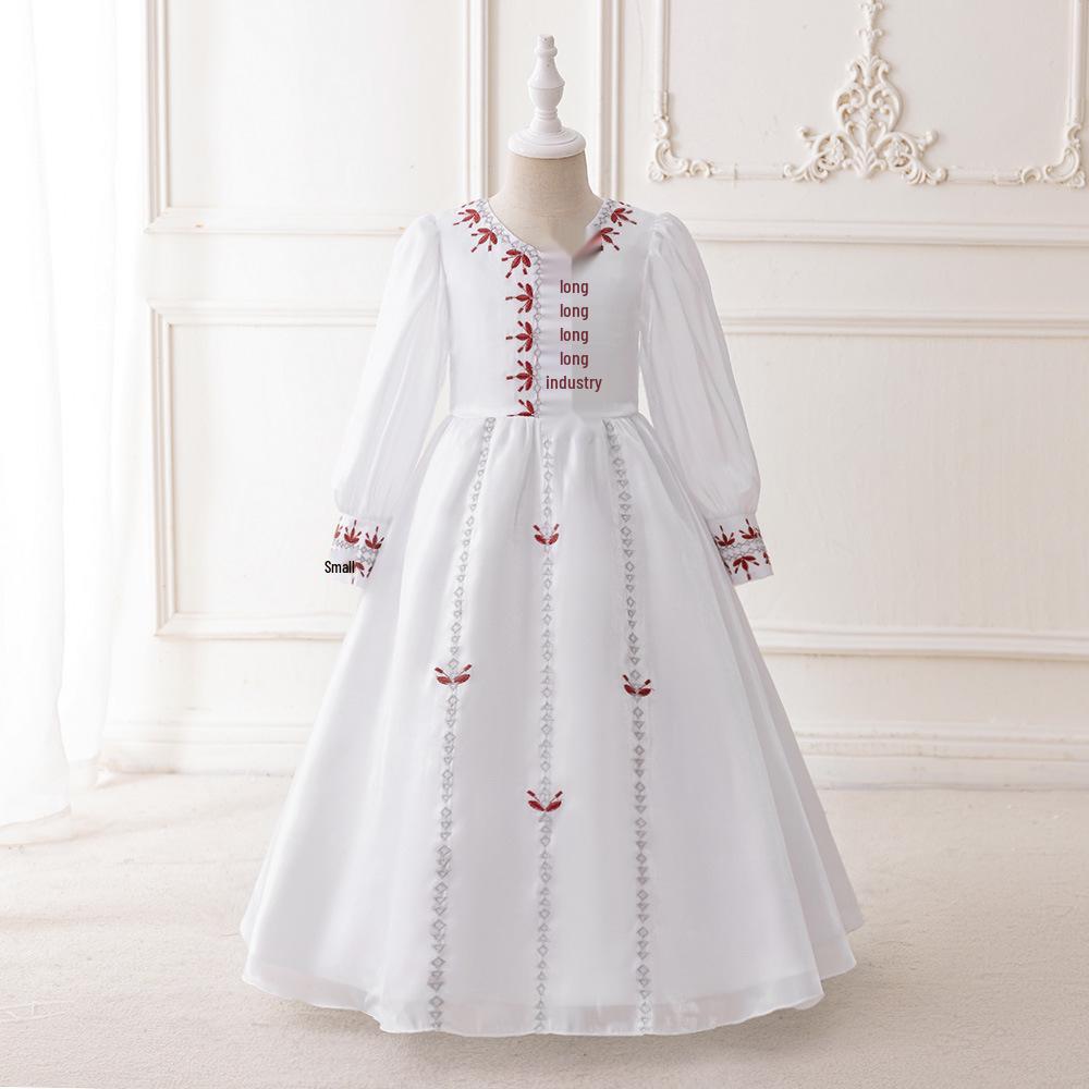 

Вышитое женское этническое вечернее платье - Длинное, элегантное, в ближневосточном стиле 7 Years