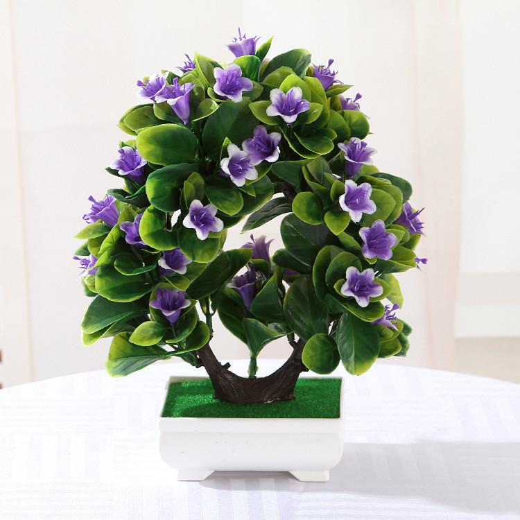 Artificial Lily Plant Indoor Decor With Plastic Material For Home Garden Display