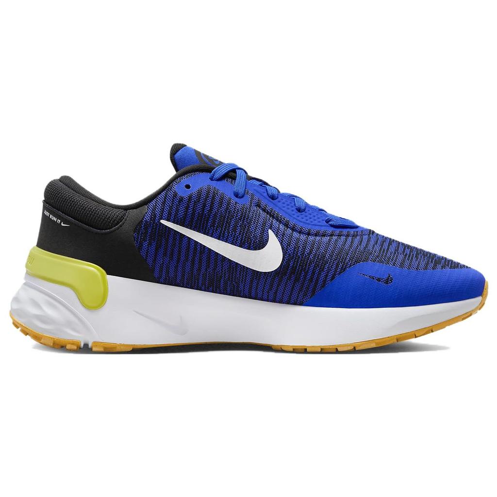 Nike Renew Run 4 Sportovní odpružení Odolné Běžecké boty s nízkým svrškem Pánské tenisky Modré Bílé DR2677-401