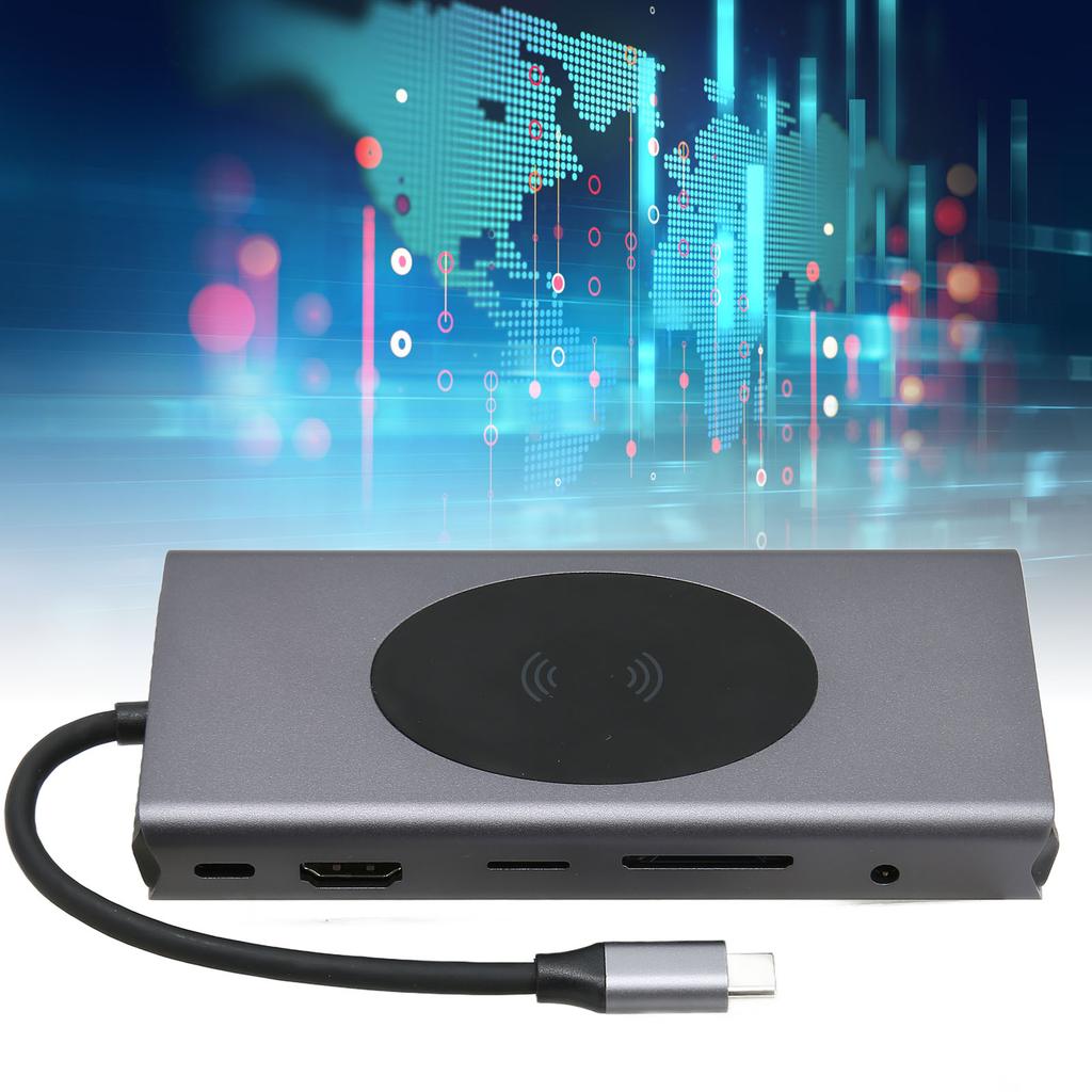 13 In 1 USB C Docking Station Multifunctional High Speed Multiport 4K HD USB C Hub Adapter