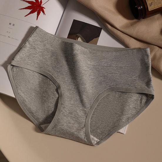 Majtki damskie Średni stan Jednolity kolor Bawełna Podniesione pośladki Dobra oddychalność Elastyczne Szybkoschnące Sportowe codzienne majtki Majtki damskie