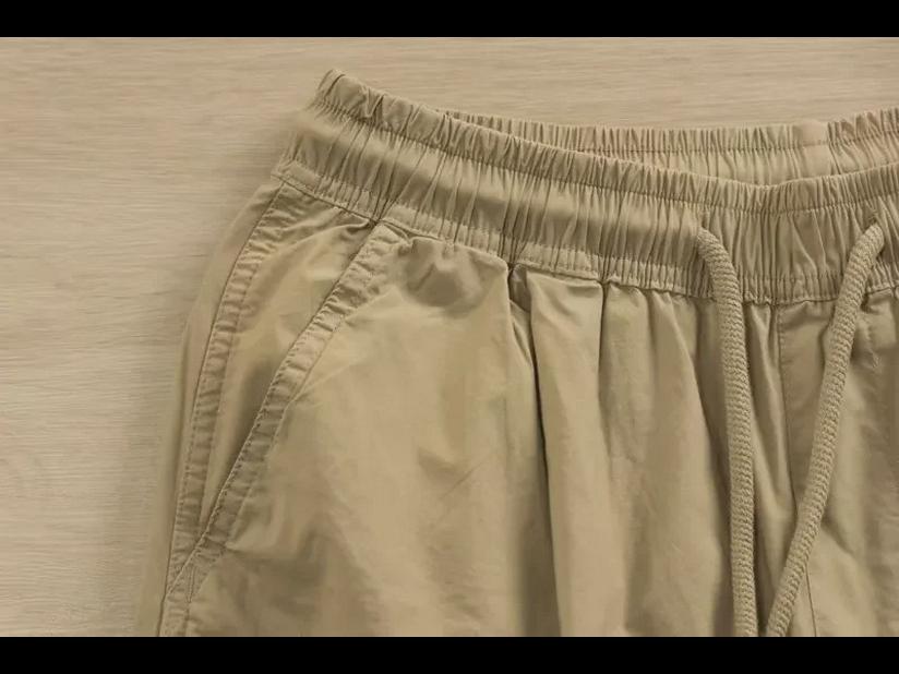 Pantaloni casual la modă pentru bărbați 2023 cu buzunare multiple și manșete - Salopete de lucru cu croială largă