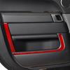 Red Carbon Fiber Interior Door Panel Kit Cover Trim For Land Rover Range Rover