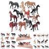 Realistic World Horse Model Set Static Miniatures Of Keat Marshal Morgan And Freis