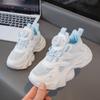 Kindersportschuhe Frühling und Sommer 2026 neue Single-Mesh Dad Shoes vielseitige weißer Schuh mit weicher Sohle