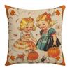 New Thanksgiving Autumn Cushion Pumpkin Maple Leaf Letter Print Sofa Cushion Cover Cushion Decoration