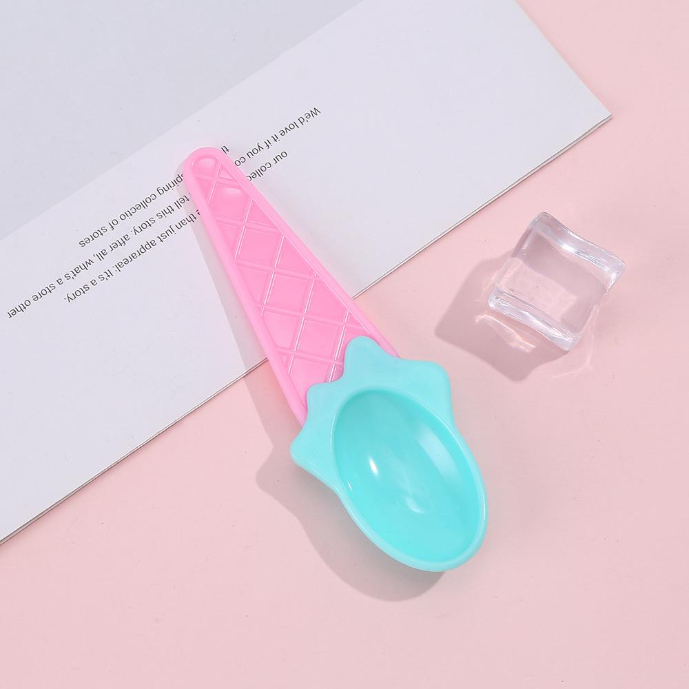 2/4PCS Plastic Bowl Great For Ice Cream Party Reusable Kids Cake Plastic Scoop Ice Cream Accessories Dessert Scoop Tableware
