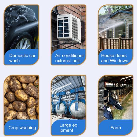 Cordless Pressure Washer Electric Car Washing Machine Rechargeable 300W High Power Cleaner Handheld Pressure Washer