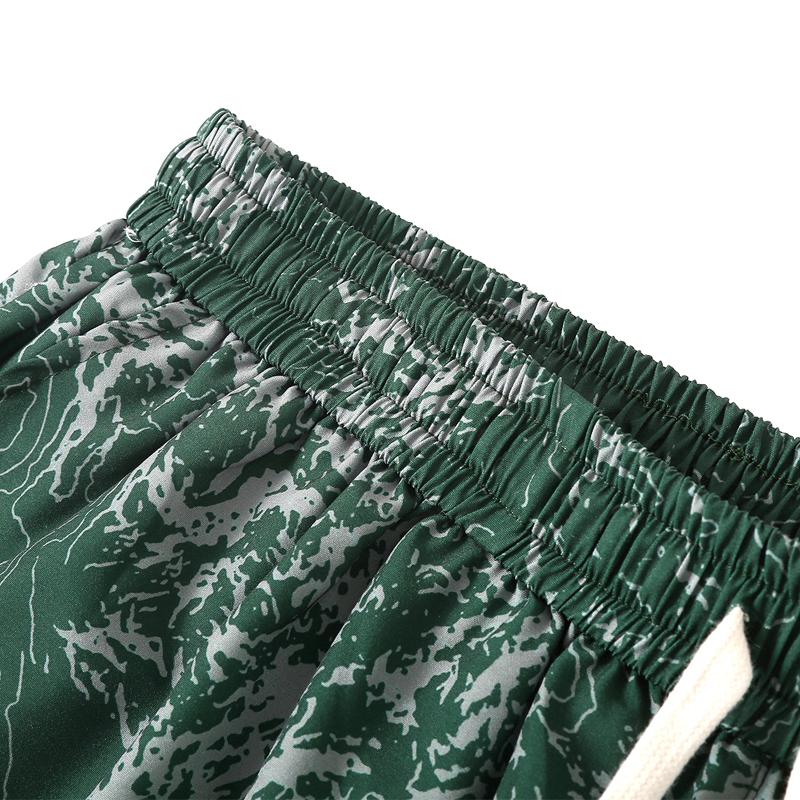Men's Plus Size Print Casual Shorts – Elastic Waist Drawstring Loose Fit Summer Shorts (5XL-11XL)