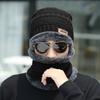 1 sada zimní čepice, šály, rukavice, ponožky, pletené silné elastické rukavice s velkým třením, větruodolné, zahřívače krku, chladné počasí, cyklistika, kempování, rybaření, ponožky