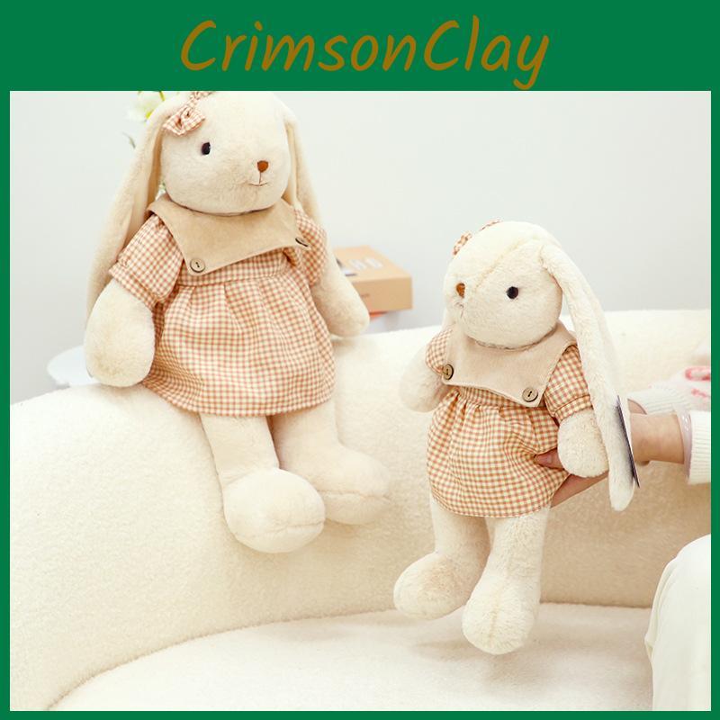 Rabbit Lilac Charming Plush Toy With Long Ears Soft Pp Cotton Stuffed Animal Kids For