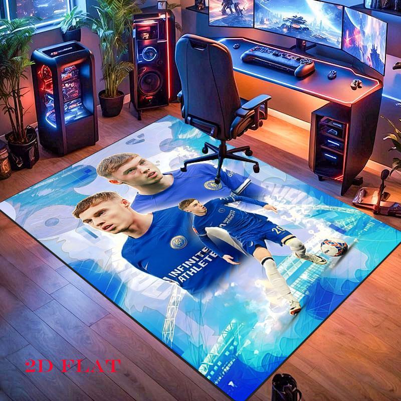 Cole Palmer Power Poster Carpet Rug for Living Room Bedroom Home Sofa Decoration,Kids play Nonslip Floor Mat