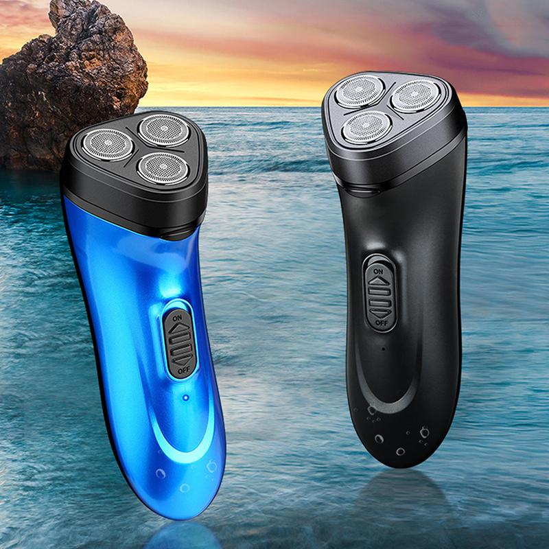 Портативная электробритва, USB электрическая бритва, резак для бороды, зарядка, мужская бритва