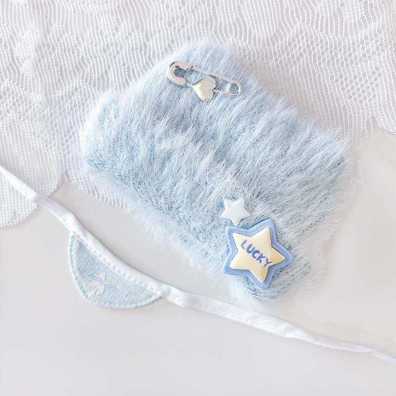 G-Trigger Plush Clothes Set: Cat Ear Knit Hat & Bib Set for 10cm Plush Toys [Oshikatsu Goods] [Item]