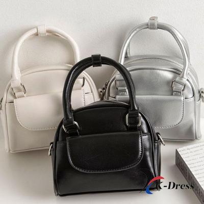 Mini Saplı Cepli Çapraz Tote Çanta (4 renk)