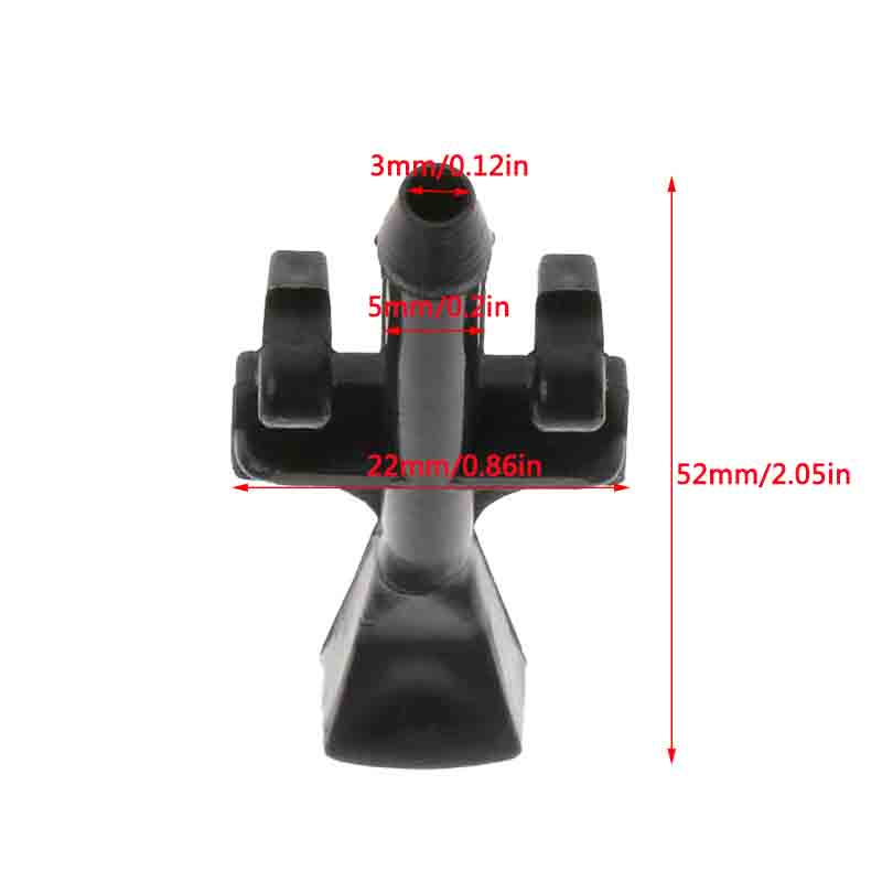 2Pcs Windscreen Wiper Washer Jet Nozzle 1451243 93387764 For Vauxhall Opel Meriva