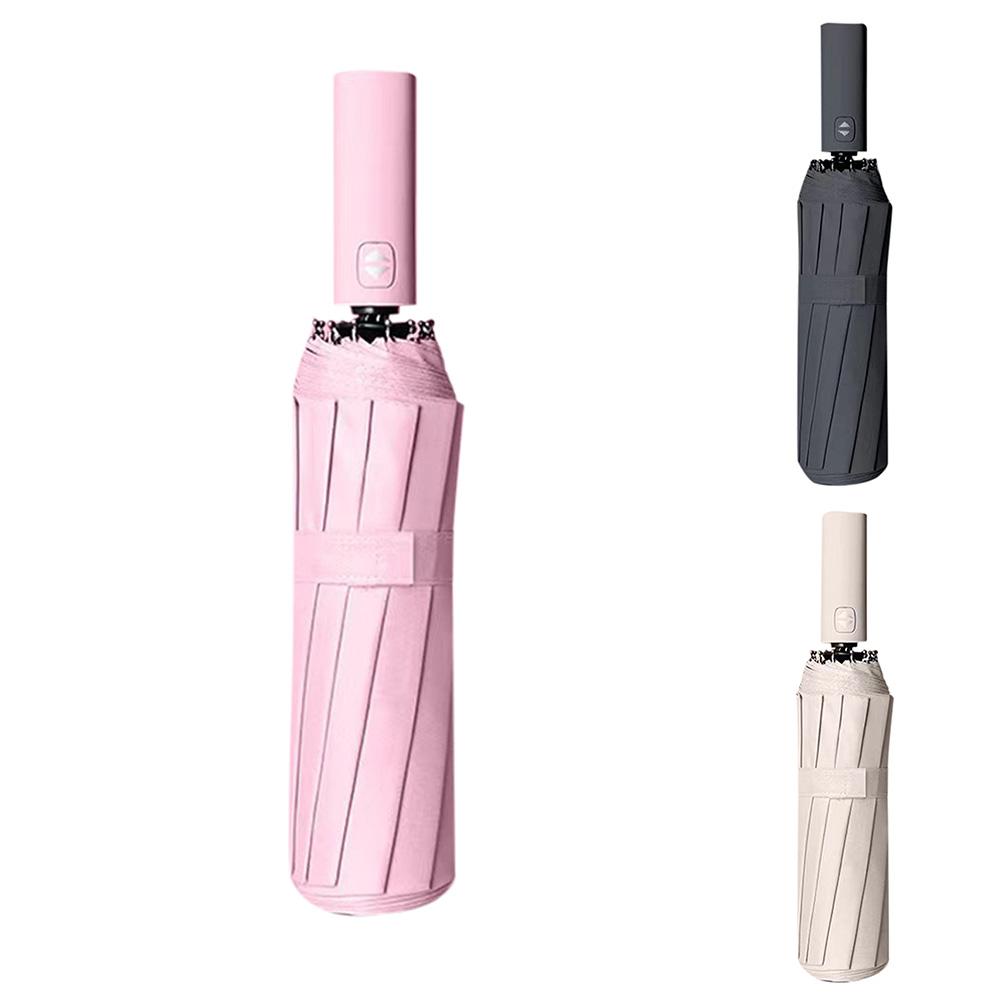 40 Inch Extra Large Windproof Golf Umbrella UV Protection Automatic Open Double Canopy Vented Sun Rain Triple Folding Umbrella