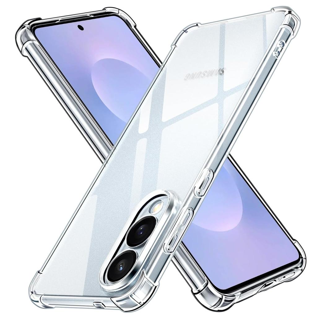 TPU Transparent Case for Samsung Galaxy S25 Edge S25 Ultra S25+ Plus Protective Cover Four Corners Shockproof Coque Fundas