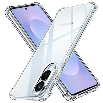 TPU Transparente Hülle für Samsung Galaxy S25 Edge S25 Ultra S25+ Plus Schutzhülle Vier Ecken Stoßfest Coque Fundas