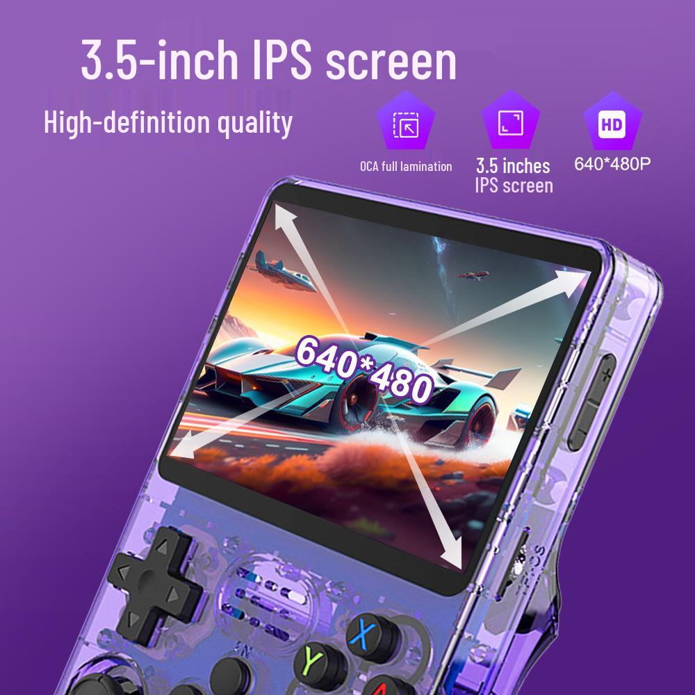 R36S Retro PS1-Inspired Portable Handheld Game Console with Cross-Border Multiplayer WiFi