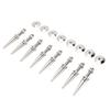 8 Pcs Speaker Spike Stands Pure Copper Shockproof Speaker Isolation Spikes for Subwoofer Amplifier Turntable Recorder