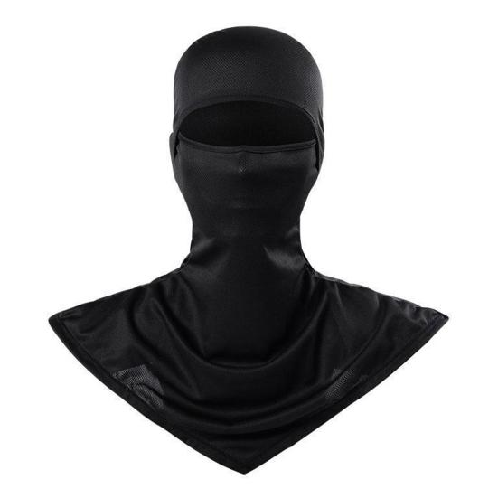 Sun Protection Face Guard Balaclava Solid Color Breathable Moisture-wicking UV-proof Neck Face Protection Cover