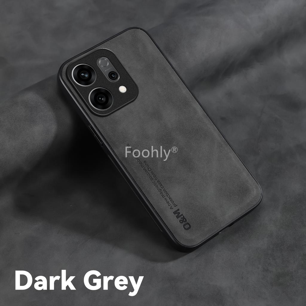 Nubuck Leather Magnetic Case for OPPO Reno 14 Pro 14F Reno14 F 5G Ren Protective Cover Shockproof Back Shell Coque Capa Fundas